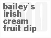 recipe for baileys irish cream fruit dip