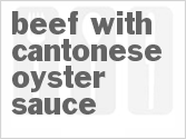 recipe for beef with cantonese oyster sauce