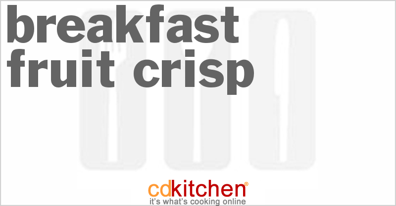 Breakfast Fruit Crisp - CDKitchen.com