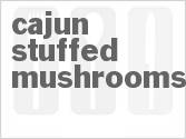 recipe for cajun stuffed mushrooms