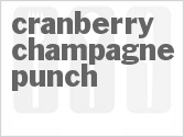 recipe for cranberry champagne punch