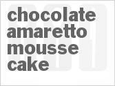 recipe for chocolate amaretto mousse cake