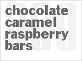 recipe for chocolate caramel raspberry bars