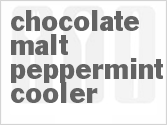 recipe for chocolate malt peppermint cooler