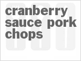 recipe for cranberry sauce pork chops
