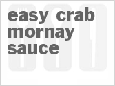 recipe for easy crab mornay sauce