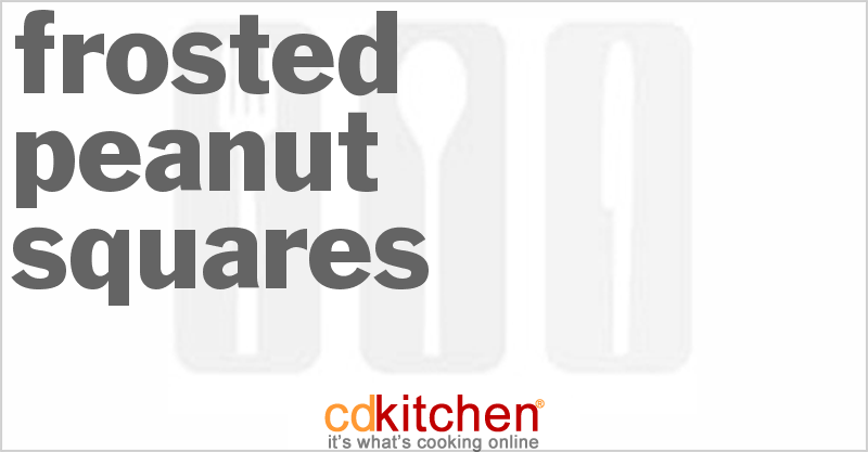 Frosted Peanut Squares - CDKitchen.com