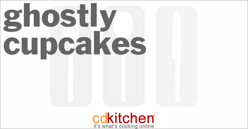 Ghostly Cupcakes - CDKitchen.com