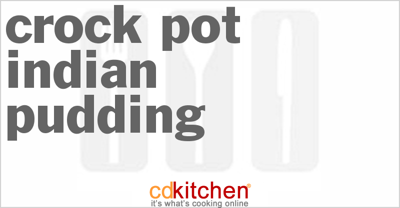 Indian Pudding - CDKitchen.com