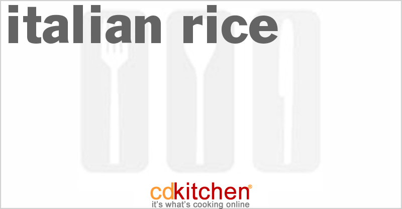 Italian Rice - CDKitchen.com