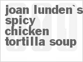 recipe for joan lunden's spicy chicken tortilla soup