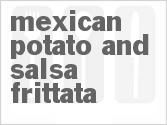 recipe for mexican potato and salsa frittata