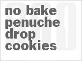 recipe for no bake penuche drop cookies
