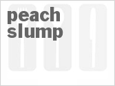 recipe for peach slump