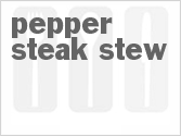 recipe for pepper steak stew