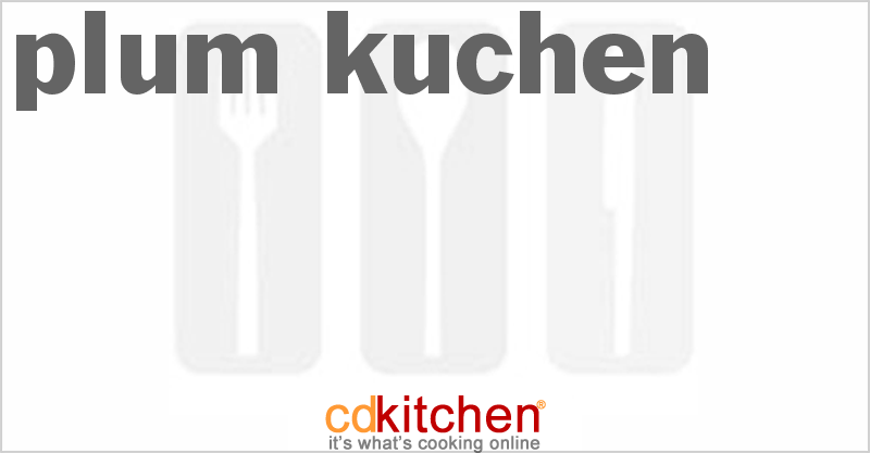 Plum Kuchen - CDKitchen.com