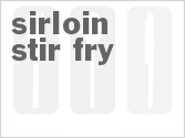 recipe for sirloin stir fry