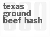 recipe for texas ground beef hash