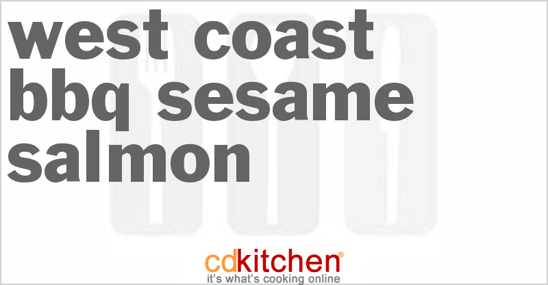 West Coast Bbq Sesame Salmon - CDKitchen.com