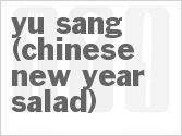 recipe for yu sang (chinese new year salad)