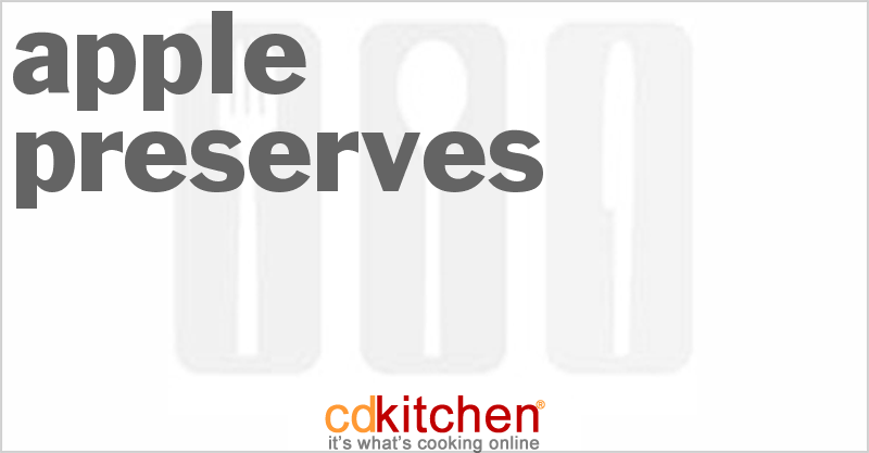 Apple Preserves - CDKitchen.com
