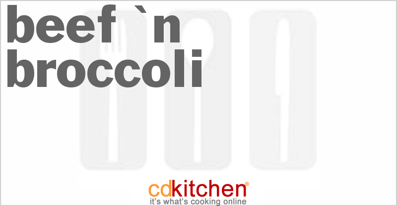 Beef 'n Broccoli - CDKitchen.com