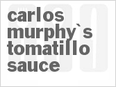 recipe for carlos murphy's tomatillo sauce