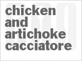 recipe for chicken and artichoke cacciatore