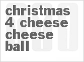 recipe for christmas 4-cheese cheese ball