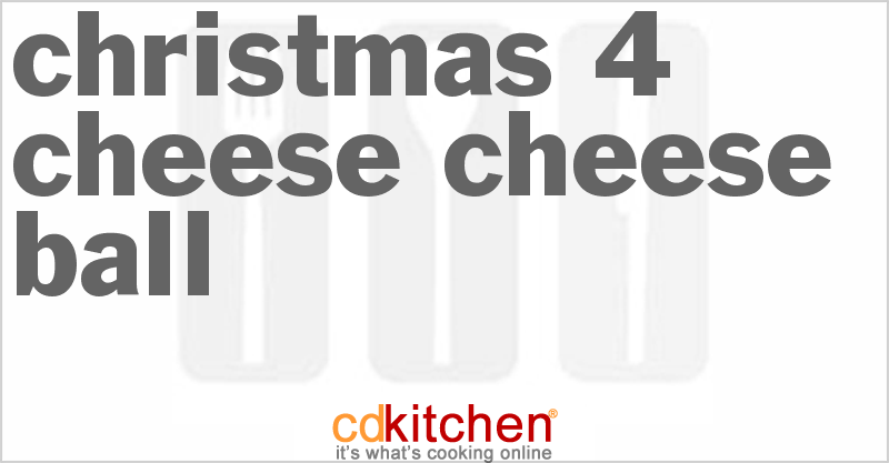 Christmas 4-Cheese Cheese Ball - CDKitchen.com