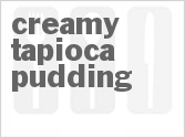 recipe for creamy tapioca pudding