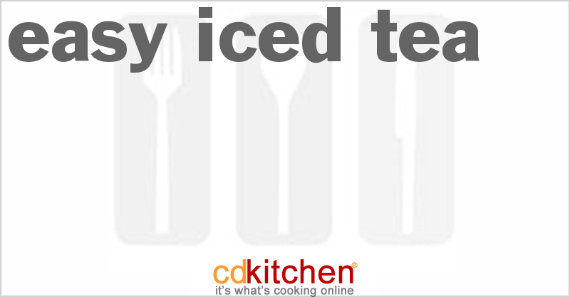 Easy Iced Tea - CDKitchen.com