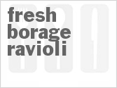 recipe for fresh borage ravioli