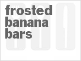 recipe for frosted banana bars
