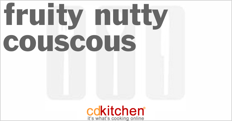 Fruity Nutty Couscous - CDKitchen.com