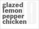 recipe for glazed lemon pepper chicken