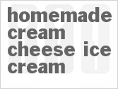 recipe for homemade cream cheese ice cream