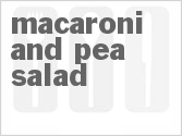 recipe for macaroni and pea salad