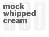 recipe for mock whipped cream