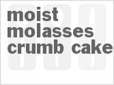 recipe for moist molasses crumb cake