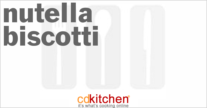 Nutella Biscotti - CDKitchen.com