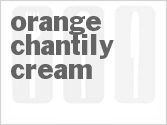 recipe for orange chantily cream