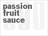 recipe for passion fruit sauce