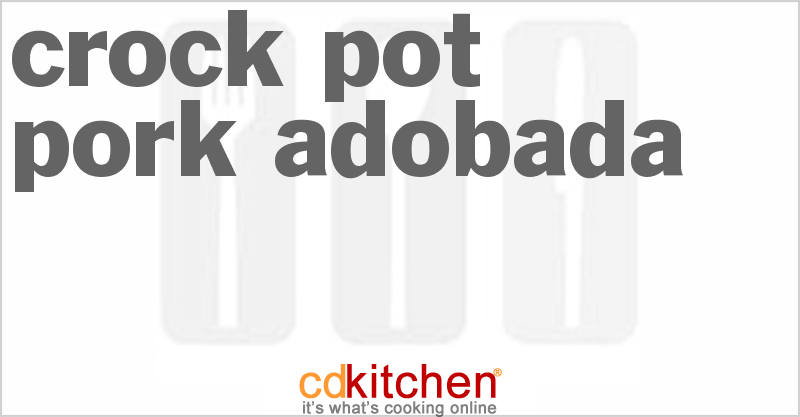 Pork Adobada - CDKitchen.com