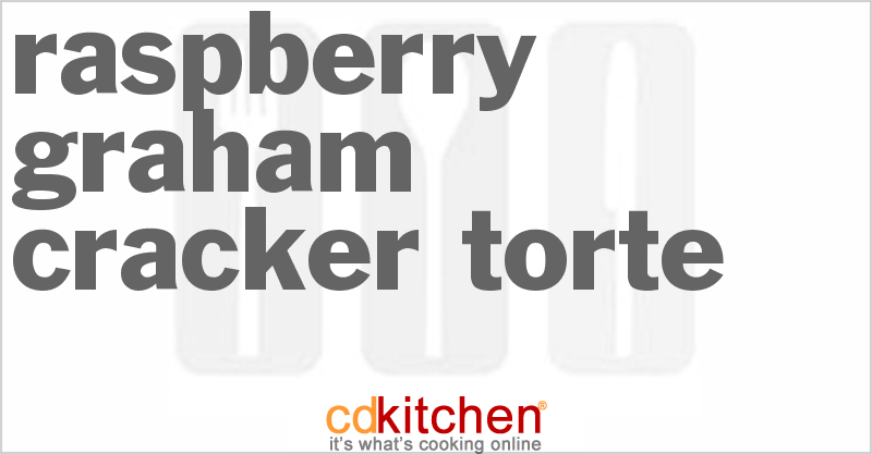 Raspberry Graham Cracker Torte - CDKitchen.com