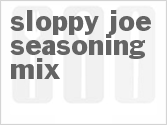 recipe for sloppy joe seasoning mix