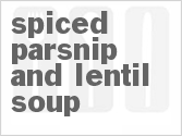 recipe for spiced parsnip and lentil soup