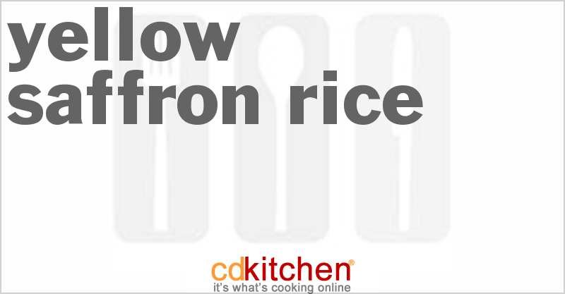 Yellow Saffron Rice - CDKitchen.com