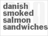 Danish Smoked Salmon Sandwiches