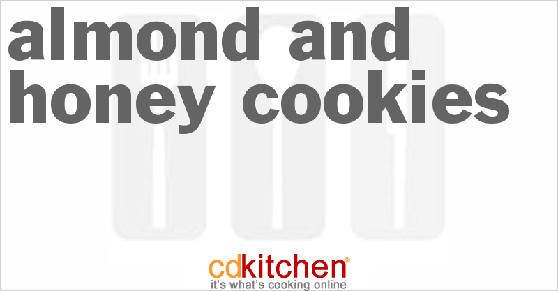Almond And Honey Cookies - CDKitchen.com